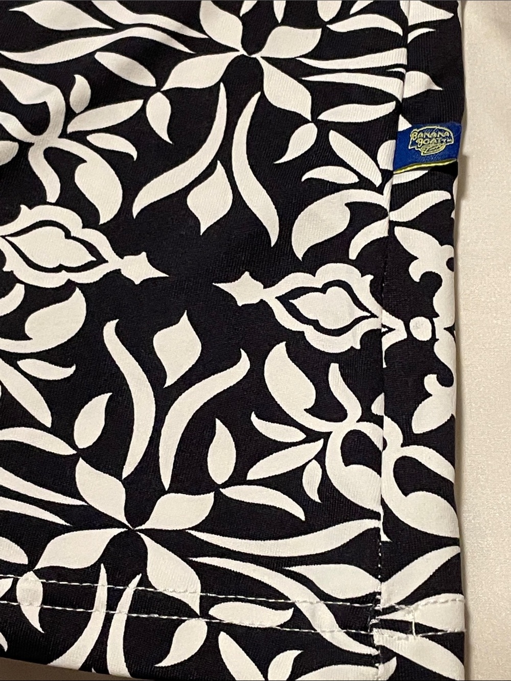 Banana Boat Black & White Floral-Print Midi Dress XXl - Picture 10 of 14